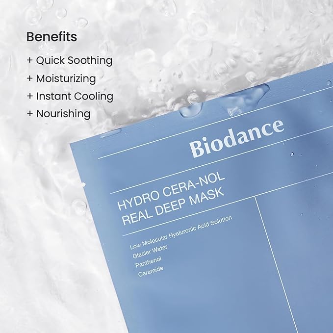 BIODANCE Total Solution Trio: Bio Collagen & Ceramide Panthenol & Sea Kelp Real Deep Mask Set, Firming, Hydrating, Claming Kit, Korean Skin Care, Gifts for women, Skin Care Set