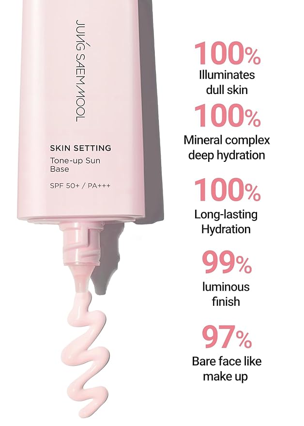 JUNG SAEM MOOL OFFICIAL] Skin Setting Tone up Sun Base | Weightless CC Cream | Makeup Artist Brand
