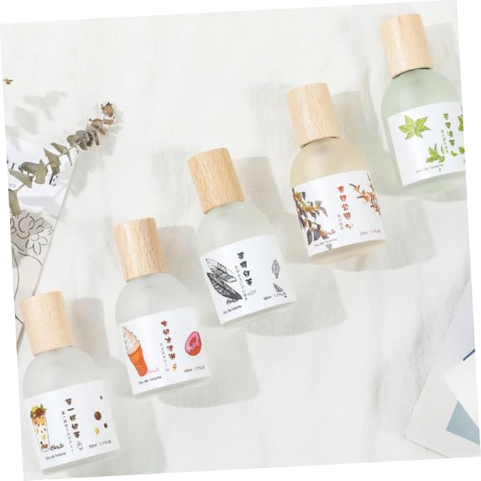 50ml Girls Perfume Natural Wood Cap Long-lasting Light Fragrance Girl Perfume for l