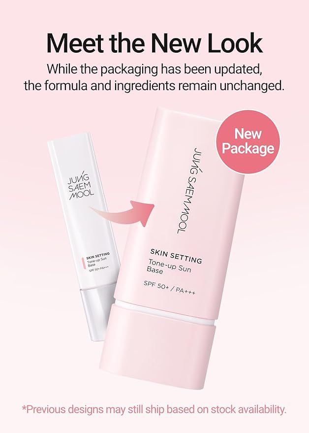 JUNG SAEM MOOL OFFICIAL] Skin Setting Tone up Sun Base | Weightless CC Cream | Makeup Artist Brand