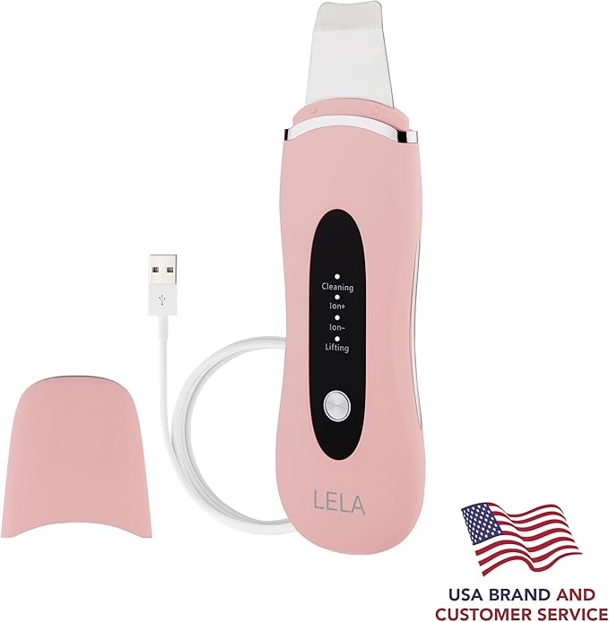 Spa Sciences - LELA - 4-in-1 Facial Spatula for Deep Cleansing, Pore Extraction, Serum Infusion, Anti-Aging and Contouring