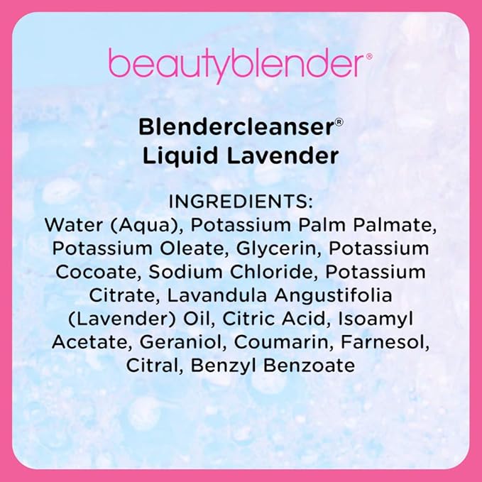 BEAUTYBLENDER Liquid BLENDERCLEANSER for Cleaning Makeup Sponges, Brushes & Applicators, 3 oz. Vegan, Cruelty Free and Made in the USA
