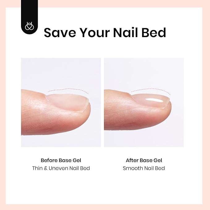 Beetles Peel Off Base Coat for Gel Nail Polish, Air Dry No Lamp15ml Base Coat Nail Polish Nail Practice Beginner Friendly Easy Removal Gentle Formula for Press On Nail DIY Nail Art Gifts for Women