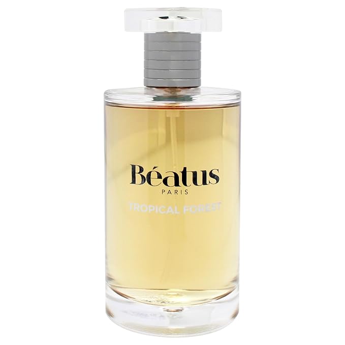 Beatus Paris Tropical Forest - Luxury Mens Cologne - Long-Lasting Fragrance - Notes of Fruity Opening with Pineapple, Green Apple, Bergamot Scent - All Day Wear EDP Spray - Travel Size Perfume - 3.4oz