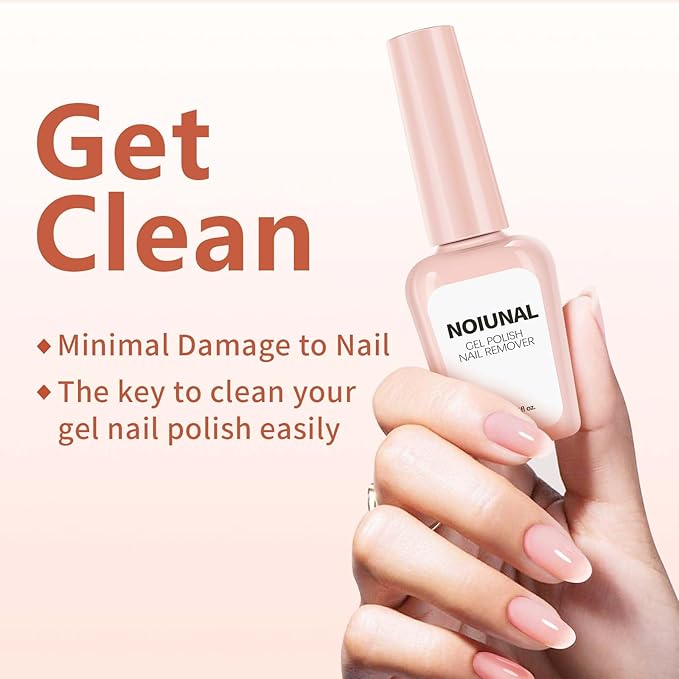 Gel Nail Polish Remover, Professional Gel Polish Remover Kit for Nails, Easily & Safely Remove Nail Polish in 3-5 Minutes, No Soaking or Wrapping, 15ml