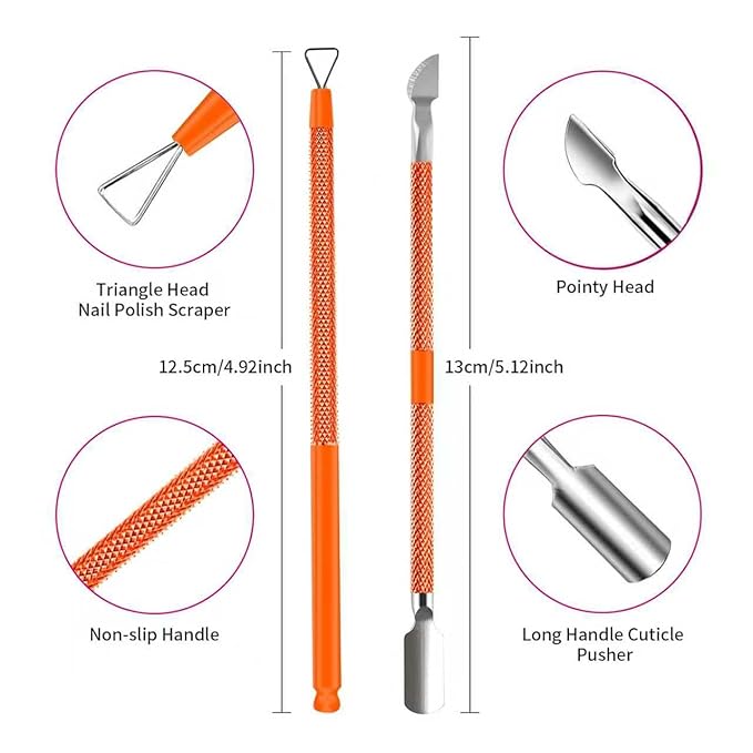 Gel Nail Polish Remover Kit - 15ML(0.5fl.oz) Fast Gel Remover with Latex Tape Peel Off Liquid and Manicure Tools, No Soaking or Wrapping Needed, Easy Removal for Gel Nails