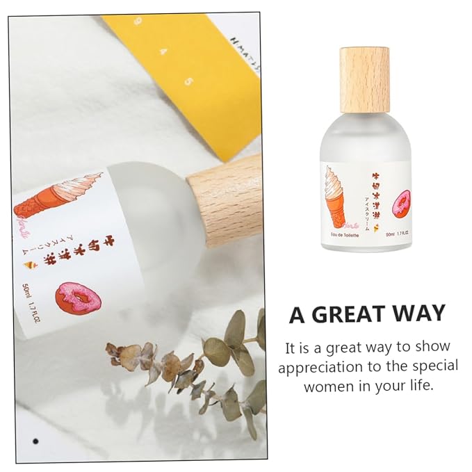 50ml Girls Perfume Natural Wood Cap Long-lasting Light Fragrance Girl Perfume for l