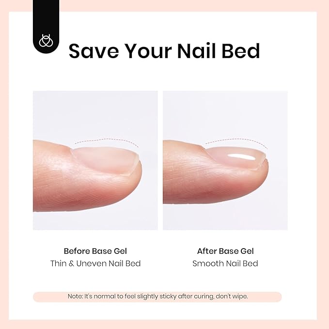 Beetles 15ml Peel Off Gel Base Coat - Peel Off Base Coat for Gel Nail Polish, Soak Off-Free Easy Removal without Damage, Long Lasting U V LED Lamp Cure for Beginners DIY Manicure Weak Thin Nails