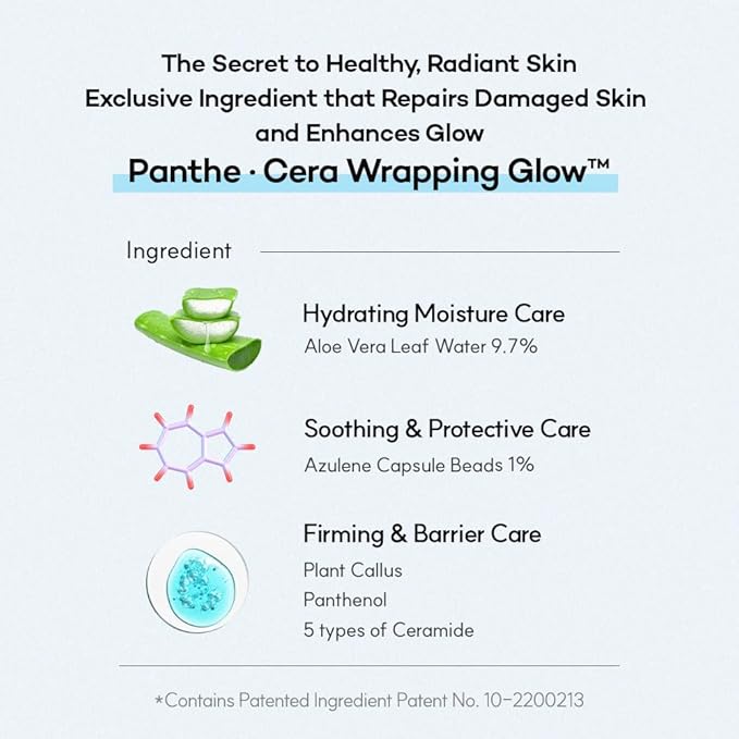 Barrier Glass Gel Moisturizer – Instantly Soothes & Hydrates, Lightweight Gel Cream for Sensitive Skin, Panthenol & 5 Ceramides, Glass-Skin Finish, 50ml