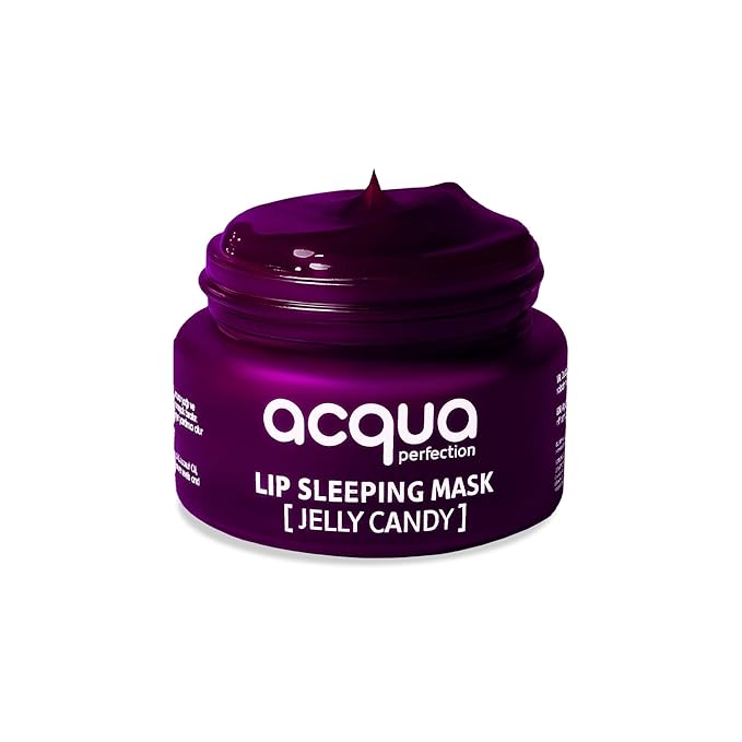 Lip Mask, Overnight Lip Treatment Enriched With Skin Softening Jelly Candy and Hydrating Shea Butter, Flaky Dry Lips