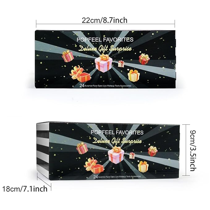 Makeup Set Box, Festival Surprise Assortment Gift with Professional Makeup Products, Cosmetics Set Party Favors for Women Girls Teenager, Vegan & Cruelty-Free, Set A