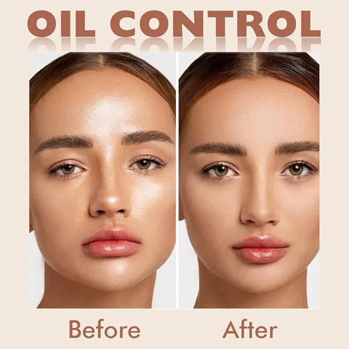 Kaely Oil Control Face Pressed Powder, Perfection Matte Compact Powder, Long Lasting Waterproof Finishing Powder Makeup, polvo compacto de maquillaje, Lightweight, Vegan, 245 Radiant Honey