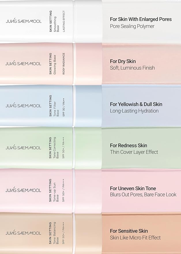 JUNG SAEM MOOL OFFICIAL] Skin Setting Tone up Sun Base | Weightless CC Cream | Makeup Artist Brand