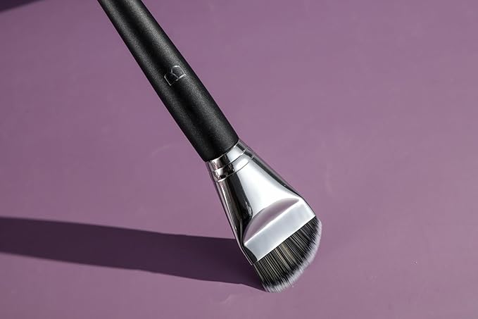 BS-MALL 5 Pcs Professional makeup brush set with Ultra-soft 4 Triangle Puffs - eyeshadow Brush, concealer Brush, blush brush & foundation brush - Multi-functional beauty Tools for Daily Use