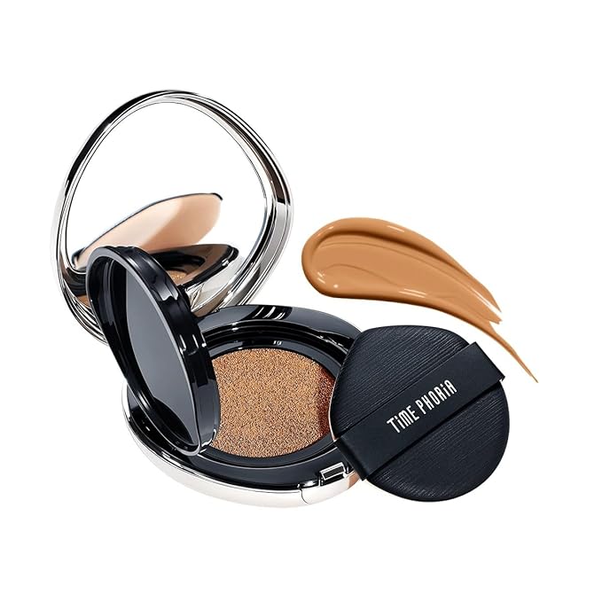 TIMELESS LUMINA MATTE PERFECTION CUSHION | Full Coverage, Weightless, Skin fit, Velvety Matte Finish, Oil-Control Waterproof Foundation, Sweatproof Flawless BB Cream CC (06 CACAO)