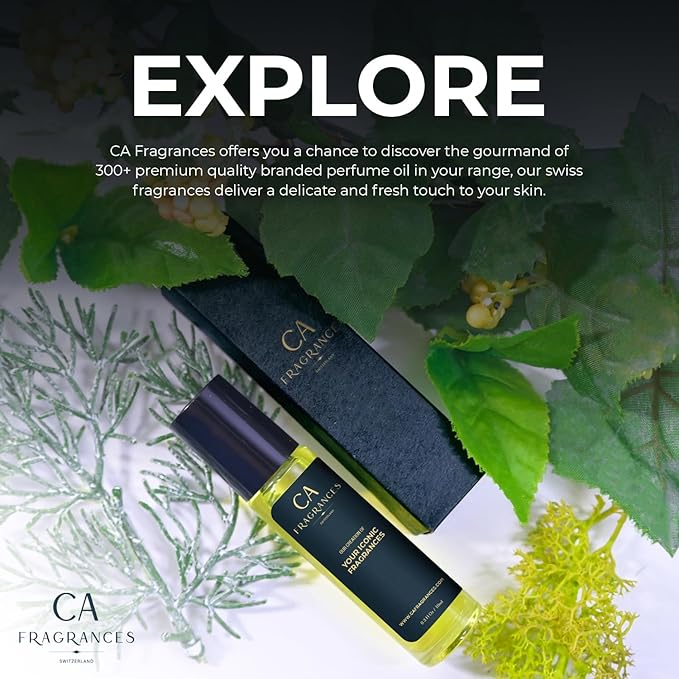 CA Fragrances Impression of Mademoiselle for Women Body Oil Alcohol Free Travel Size (10ml Roll On)