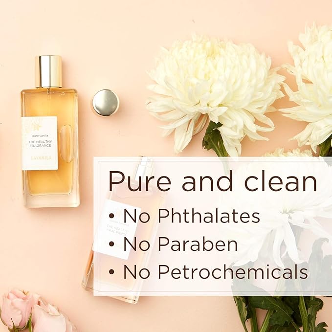 Lavanila Roller Perfume Set of 3 (10ml Each), Includes Pure Vanilla + Vanilla Coconut + Grapefruit - The Healthy Fragrance for Women, Clean and Natural