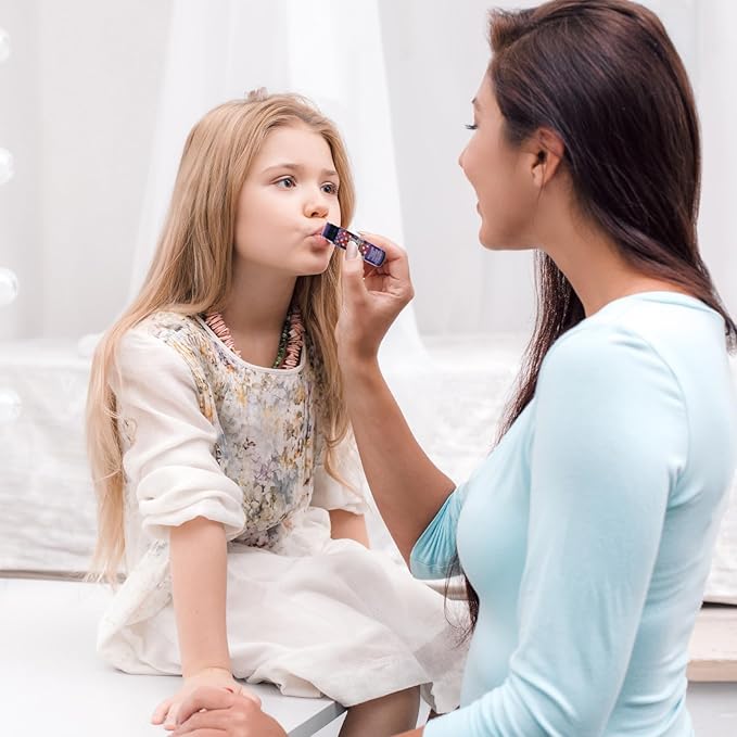 Disney Minnie Mouse Sparkly Cosmetic Makeup Set for Girls with Lip Balm Nail Polish Nail Stickers-35 Pcs|Perfect for Parties Sleepovers Makeovers|Birthday Gift for Girls by Townley Girl