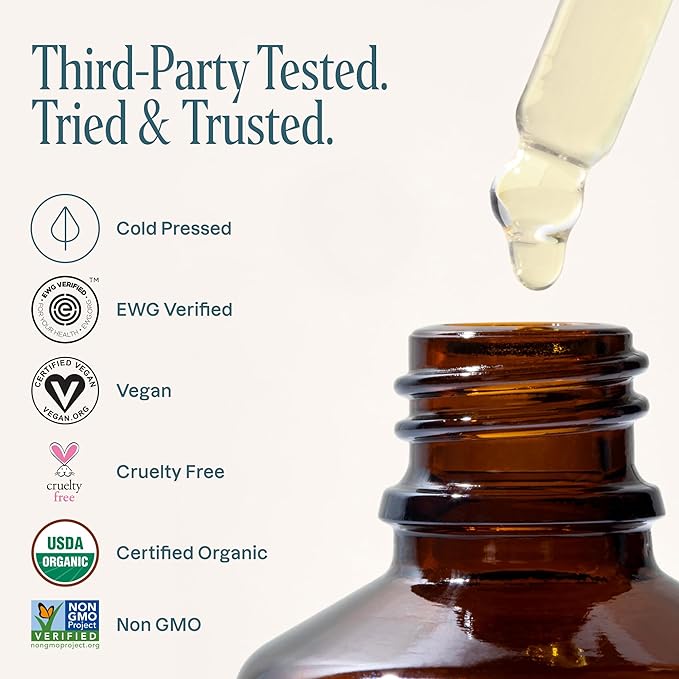 Cliganic Organic Argan Oil Bulk, Gallon Size 128oz, 100% Pure, Non-GMO