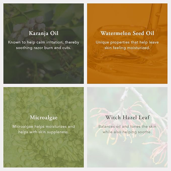 Caldera + Lab The Smooth Certified, Vegan, Exfoliating & Organic Shaving Elixir with Antioxidant Botanicals