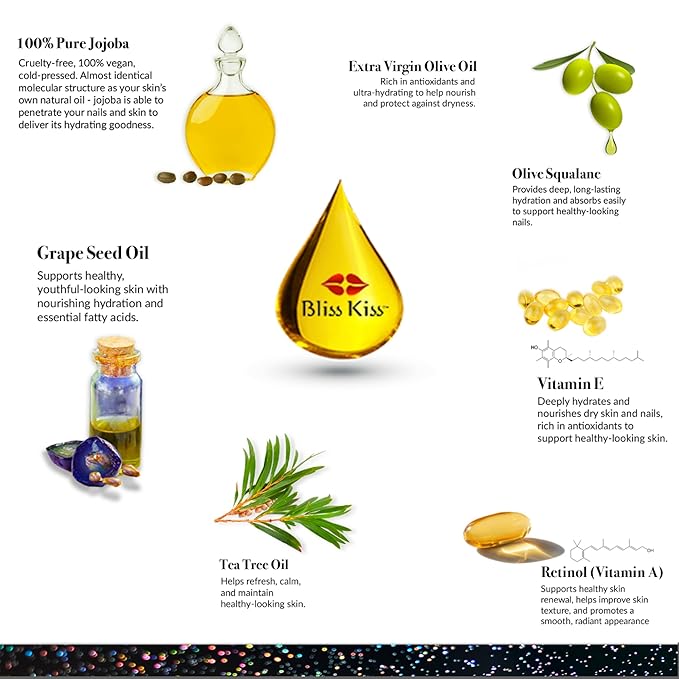 Nail Care Headquarters Simply Pure Cuticle Oil Pen for Nails - Nail Strengthener & Growth Nail Oil and Serum for Damaged Nails, Hangnails w/Jojoba cuticle oil—Cucumber Melon Fragrance