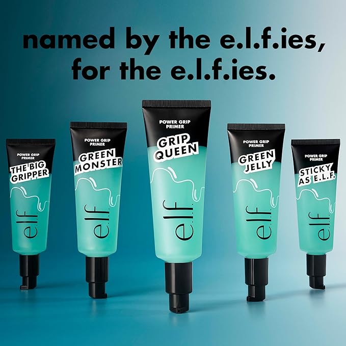 e.l.f. Power Grip Primer Jumbo, Gel-Based & Hydrating Face Primer For Smoothing Skin & Gripping Makeup, Moisturizes & Primes, 2.5 oz