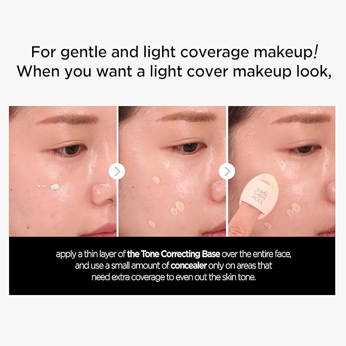 JUNG SAEM MOOL OFFICIAL] Skin Setting Tone Correcting Base | Color Correcting Primer | For Redness Control | Makeup Artist Brand
