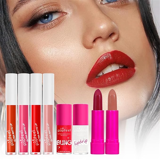 All in One Makeup Kit for Women Full Kit, Christmas Day Gifts Set for Women Girls, Hot Pink Makeup Essential Bundle Include Eyeshadow Palette Lipstick Blush Foundation Concealer Mascara Eyebrow Pencil