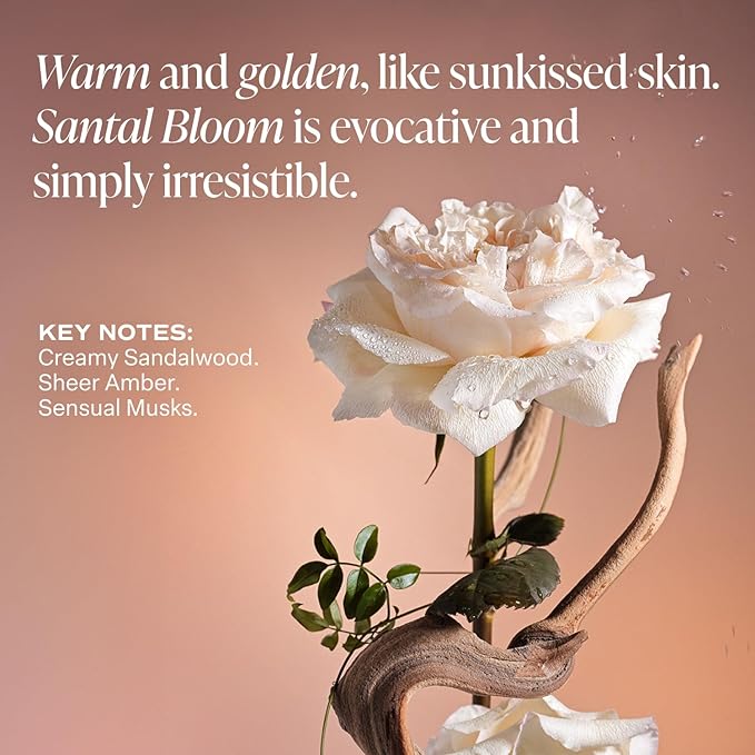 Saltair Multi-Lipid Body Butter - Rich, Nourishing Hydrating Body Cream with Ceramide Complex, Coconut Oil, Shea Butter, and Sea Buckthorn. Moisturizing Dry Skin Care. 10oz Jar - Santal Bloom