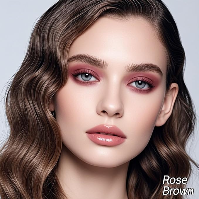 Erinde Rose Brown Eyeshadow Stick, Waterproof Nude Matte Eye Shadow Sticks, Cream Eye Shadow Pencil Crayon, Buildable & Blendable Long-Lasting Eyeshadow for Older Women, Vegan & Cruelty-Free, 106