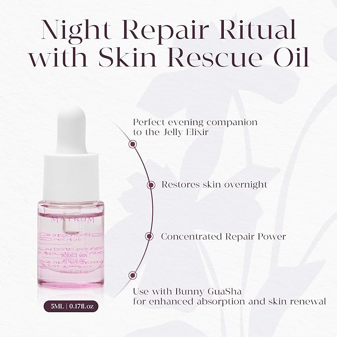 Barrier Repair Serum with Borage Oil – Face Serum for Dry & Sensitive Skin | Hydrates, Soothes Redness & Dryness | Brightens Dull Skin | Suitable for All Skin Types | 1.0 fl oz + Travel Size