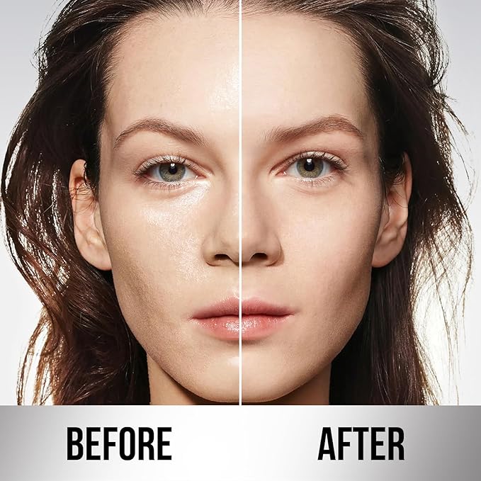 CARSLAN Black Magnet Soft Focus Make Up Powder, Waterproof Loose Setting Powder, 24H Longlasting, Oil Control, Talc-Free Face Powder, 01 Pink For Dry&Com Skin, 0.28Oz