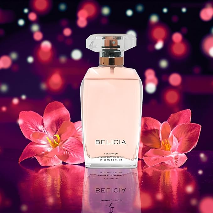 Women's Perfume La Vida Bella& Belicia Combo Set Eau De Parfum Long Lasting Fragrance 3.4 Fl Oz Spray Each for Daily Used