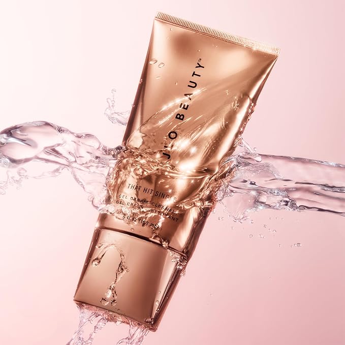 JLO BEAUTY Gel Cream Face Wash, Daily Facial Cleanser & Makeup Remover, Hydrating Sulfate Free Skin Care Formula with Antioxidants, Gentle Face Cleanser For Women, That Hit Single, 5 Oz