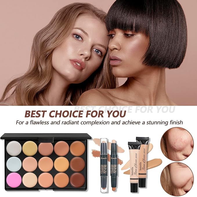 Makeup Kit for Women Full Kit Makeup Set for Teens Makeup Kits for Teen Girls Foundation Eyeshadow Palette Lipstick Makeup Gift Set for Women Teenagers