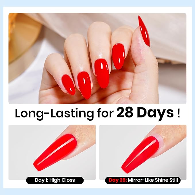 Beetles Gel Top Coat, 2Pcs 15ml Top Coat Gel Nail Polish No Wipe Clear High Gloss Shiny Long-Lasting Soak Off Nail Lamp, Home DIY Manicure and Nail Salon Gifts for Women