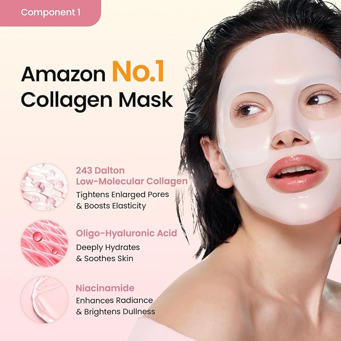 BIODANCE Best Mask Duo: Bio-Collagen & Ceramide Panthenol Real Deep Mask Set, Firming, Hydrating, Face Mask Bundle for Glass Skin, Korean Skincare Set, Korean Skin Care, Gifts for women, Skin Care Set