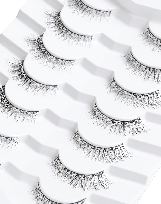 Natural Lashes Short Lashes Wispy Lashes Natural Look Natural Eyelashes Wispy False Eyelashes Small Lashes 11mm K41