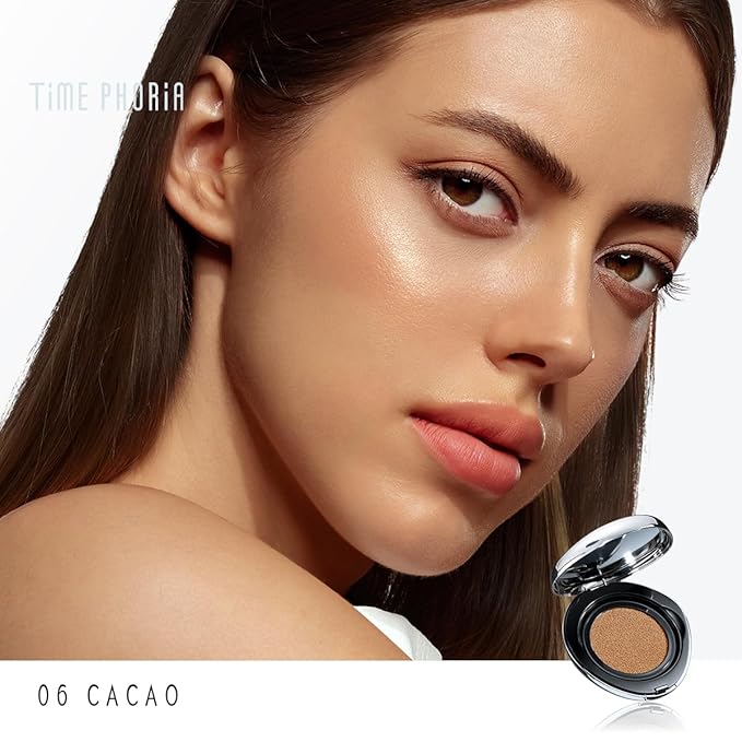 TIMELESS LUMINA MATTE PERFECTION CUSHION | Full Coverage, Weightless, Skin fit, Velvety Matte Finish, Oil-Control Waterproof Foundation, Sweatproof Flawless BB Cream CC (06 CACAO)