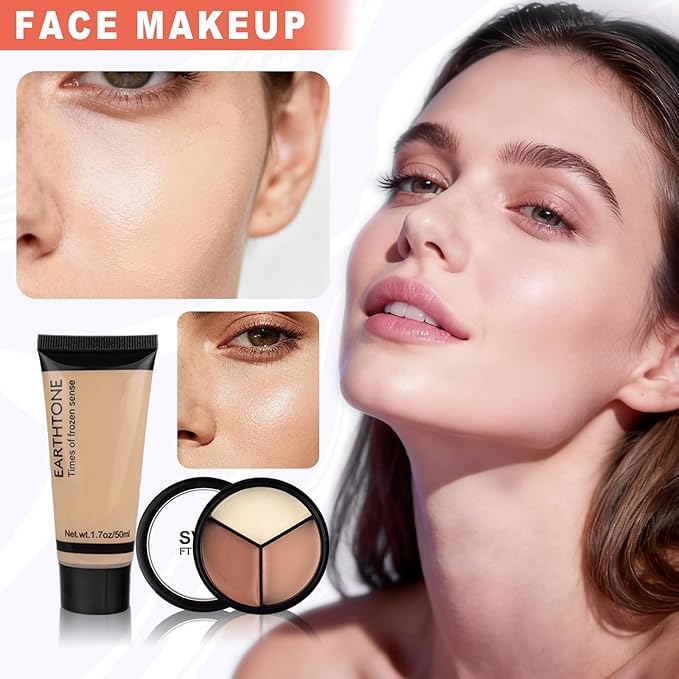 Makeup Kit for Women Teens Full Kit Makeup Gift Set for Women Teen Girls Eyeshadow Foundation Concealer Makeup Kit for Teens 13-15 Teenagers Christmas Gift
