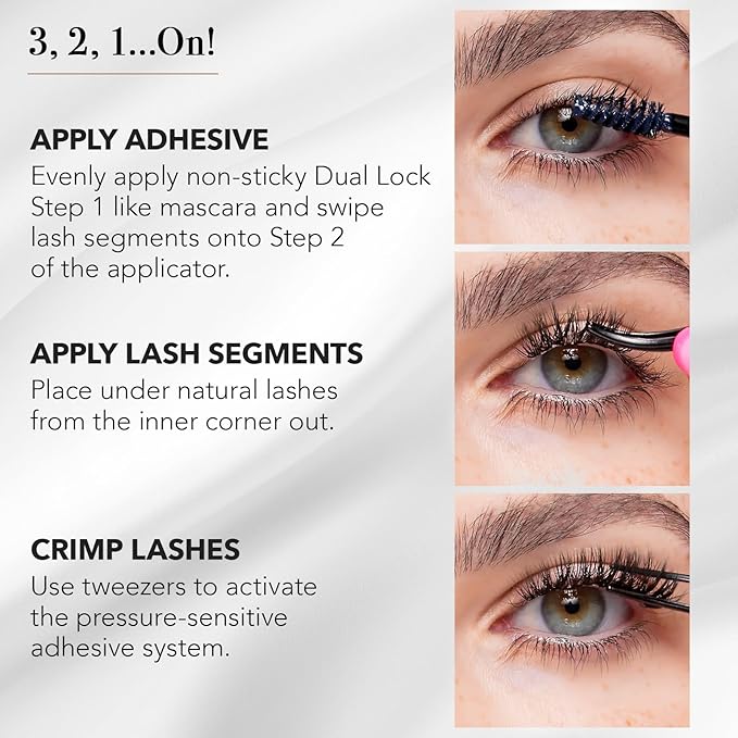 Pro Lash SoftWear Clean Girl Mini Lash Clusters Kit - Natural-Looking, Lightweight Lashes - 7-Day Cluster Eyelash Extensions - False Eyelashes Plus Adhesive and Tweezers - Cat Eye No. 39