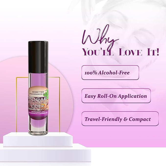 MOBETTER FRAGRANCE OILS Sugar Cranberry Cider Perfume Women Body Oil