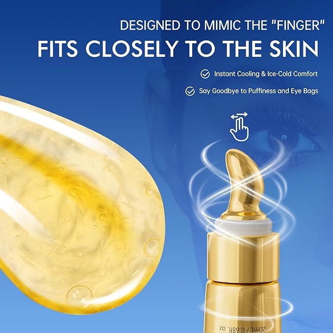 6% Caffeine Eye Cream for Dark Circles - Rapid Wrinkle Repair, Daily 1% Retinol & Hyaluronic Acid to Fight Fine Lines, Wrinkles, & Dark Spots, Eye Care Suitable for Men and Women's 0.68 fl. oz