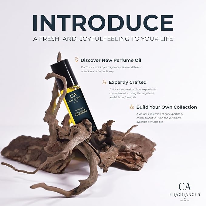 CA Fragrances Impression of Mademoiselle for Women Body Oil Alcohol Free Travel Size (10ml Roll On)