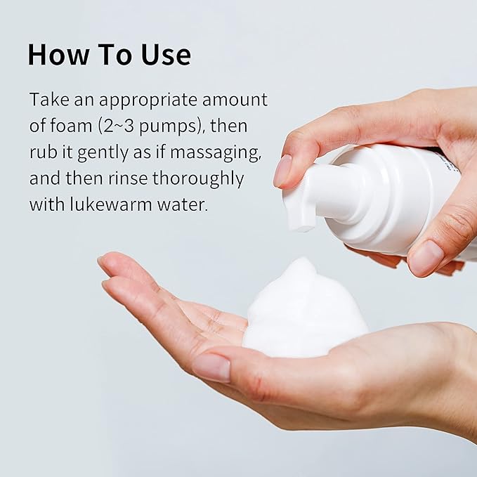 YADAH Bubble Deep Cleanser (5.07fl oz) - Vegan Foaming Cleanser, Soothing, Moisturizing, Clear Impurities. Korean Skin Care. Cactus, Orange Peel.