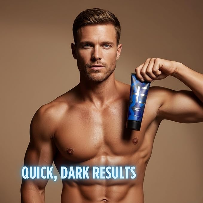 Onyx HE Tanning Bed Lotion for Men - Indoor Tanning Lotion Accelerator & Bronzer, Quick & Dark Tan, Men's Tanning Lotion with Skin Firming, Muscle Bronzing Complex & Moisturizing Formula