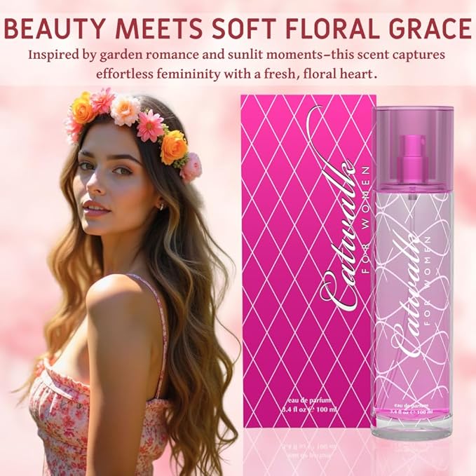 Perfume for Women - INSPIRED by A WORLD RENOWED WOMEN'S PERFUME - Fruity, White Floral, Fresh - Frozen Apple, Peach Nectar, Jasmine, Musk - Long-Lasting 100ml (3.4 fl oz)