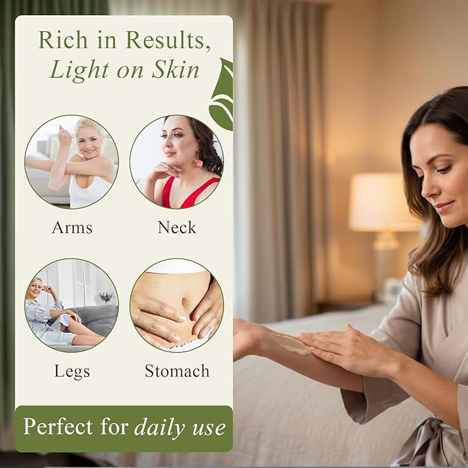 Crepe-Ease Body Moisturizer Anti Aging Retinol Cream Firming, Smoothing & Hydrating Cream for Crepey Skin on Neck, Arms & Legs Crepe Skin Repair, Advanced Crepe Fix, 4 oz