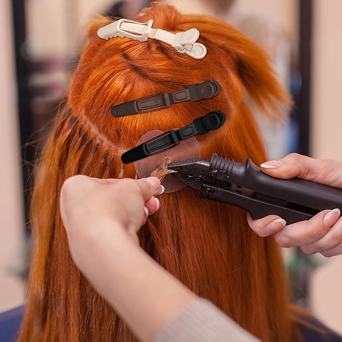 Ondder 24 Pack Alligator Hair Clips for Styling Sectioning Large Salon Pro Hair Clips for Barber Clips for Hair Coloring, Cutting, Sectioning Big Gator Clips Hair Styling Accessories for Women Men