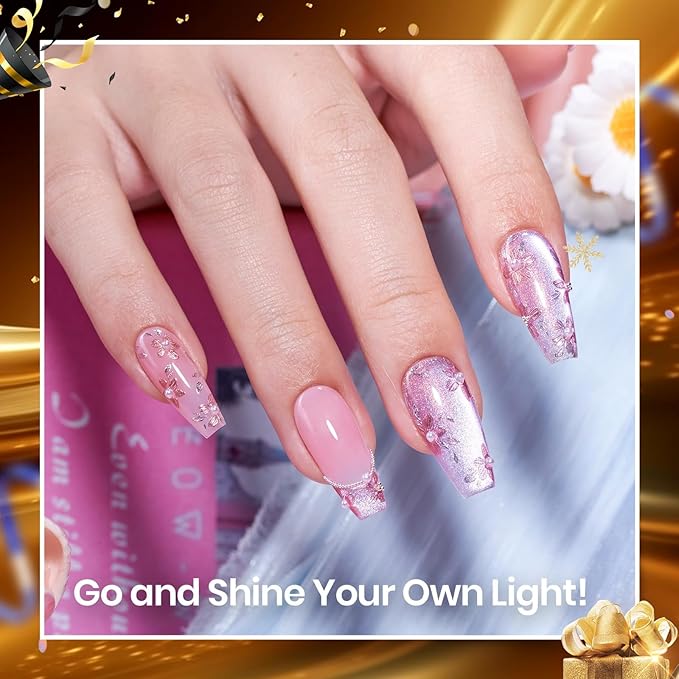 beetles Gel Polish No Wipe Gel Top Coat - Clear Color Top Coat Gel Nail Polish Shine Finish and Long Lasting, Soak Off Nail Lamp, 15ml Christmas Nails Gifts for Women